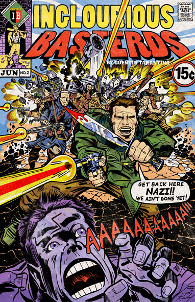 Illustration for article titled In an Alternate Universe, Inglouirous Basterds is Already a Comic
